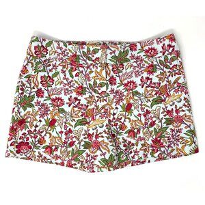 Ann Taylor LOFT Pink Preppy Chino Style Women's Riveria‎ Jungle Shorts Size 6